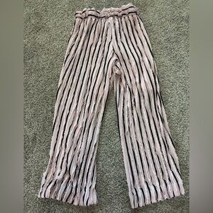New Directions Blush Pink Striped Pants